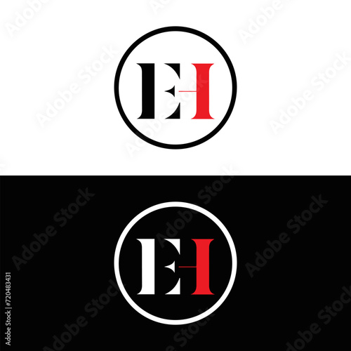 Free Download EH logo. E H design. White EH letter. EH, E H letter logo design. Initial letter EH linked circle uppercase monogram logo. E H letter logo vector design. top logo, Most Recent, Featured, - GFXLoad