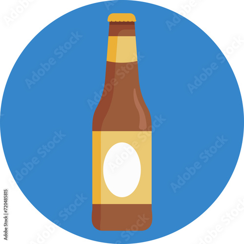 Beer Bottle Icon: Perfect for beverage menus, brewery websites, or any project that celebrates the essence of good times and great brews.