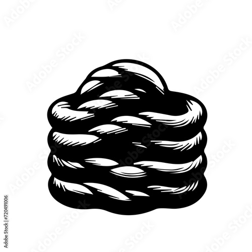 Nautical rope knots vector design