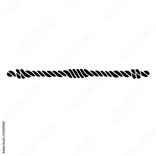 Nautical rope knots vector design