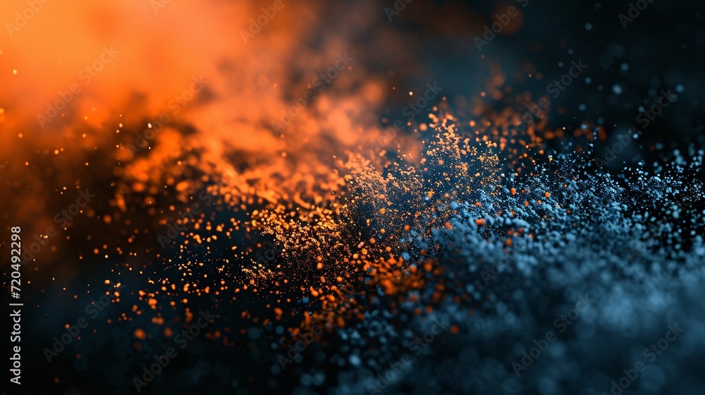 Vibrant blend of hues and grainy film texture perfect for web ads and limited-time promotions, featuring blurred shades of orange, gray, and white against a black noise backdrop. Vibrant blend of hues and grainy film texture perfect for web ads and limited-time promotions, featuring blurred shades of orange, gray, and white against a black noise backdrop.
