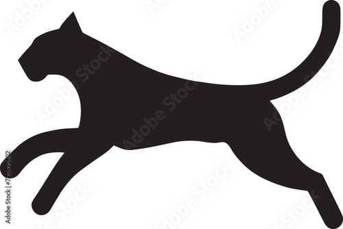 Prowling Puma Silhouette