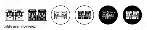 Duplex vector icon set collection. Duplex Outline flat Icon.