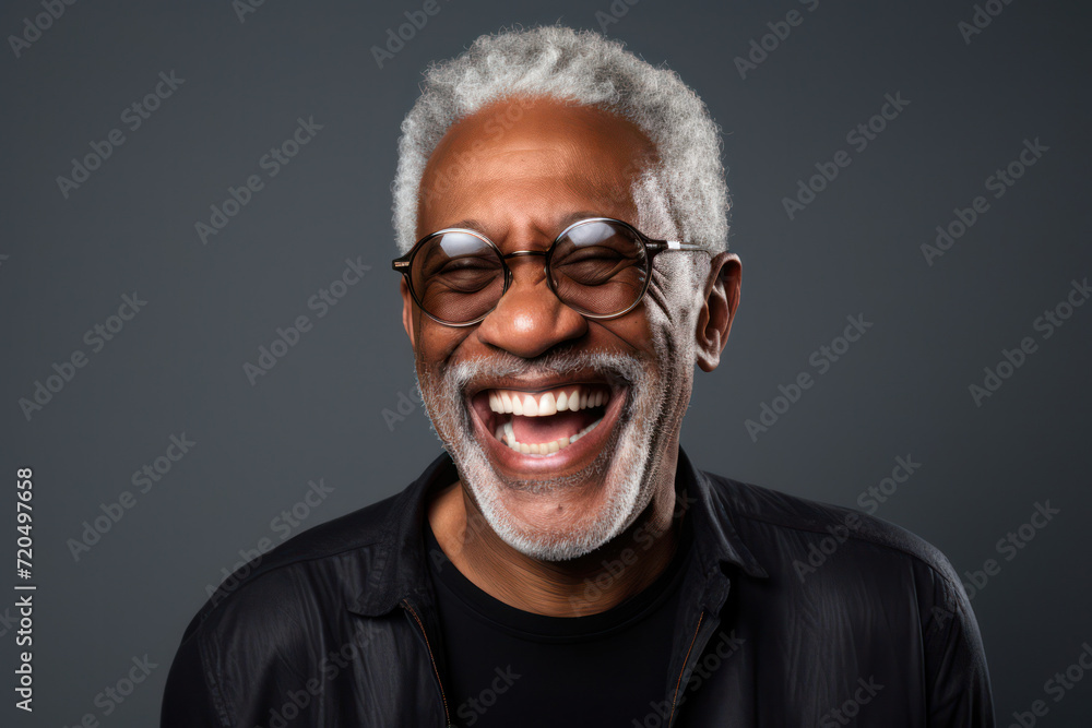 Happy Mature Caucasian Man with Grey Hair and Beard, Smiling and Confident, in Casual Attire, Isolated on White Background Happy Mature Caucasian Man with Grey Hair and Beard, Smiling and Confident, in Casual Attire, Isolated on White Background