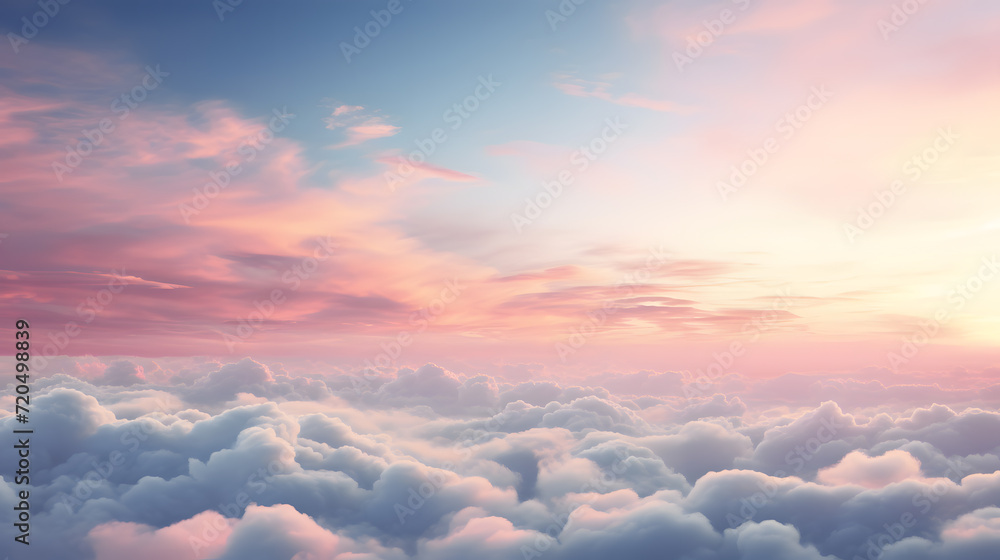 Pink clouds in the sky Pink clouds in the sky
