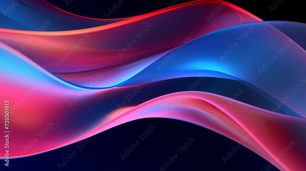 Fototapeta premium neon, abstract, futuristic, graphic, vibrant, liquid, geometric, curve, backdrop, background, neon lights