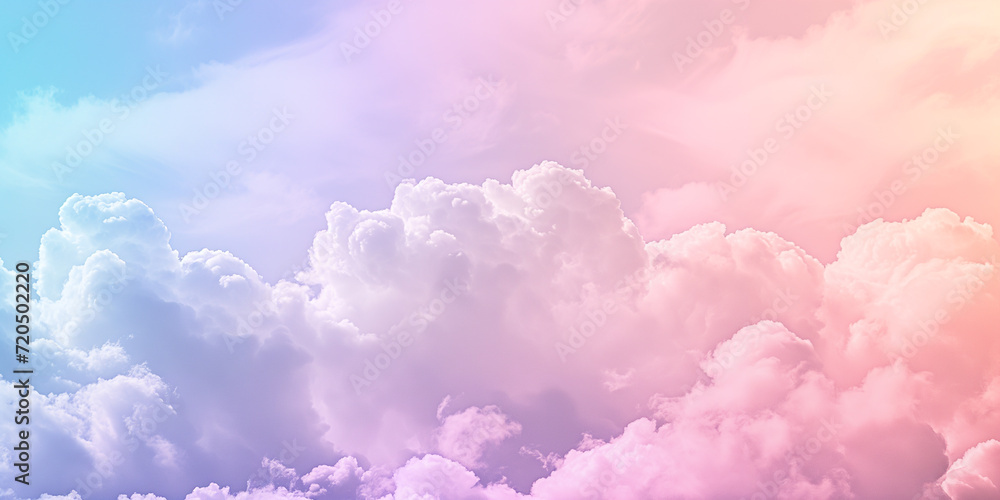 Colorful pastel cloud background Colorful pastel cloud background