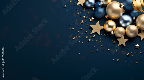 Wallpaper Mural Christmas ball background, Christmas and New Year holidays concept with copy space for text Torontodigital.ca