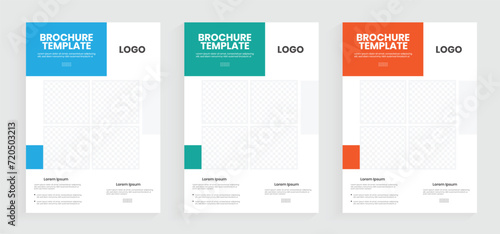 A4 annual report book cover design. Editable brochure cover background. A4 flyer, page cover, and handout cover design.