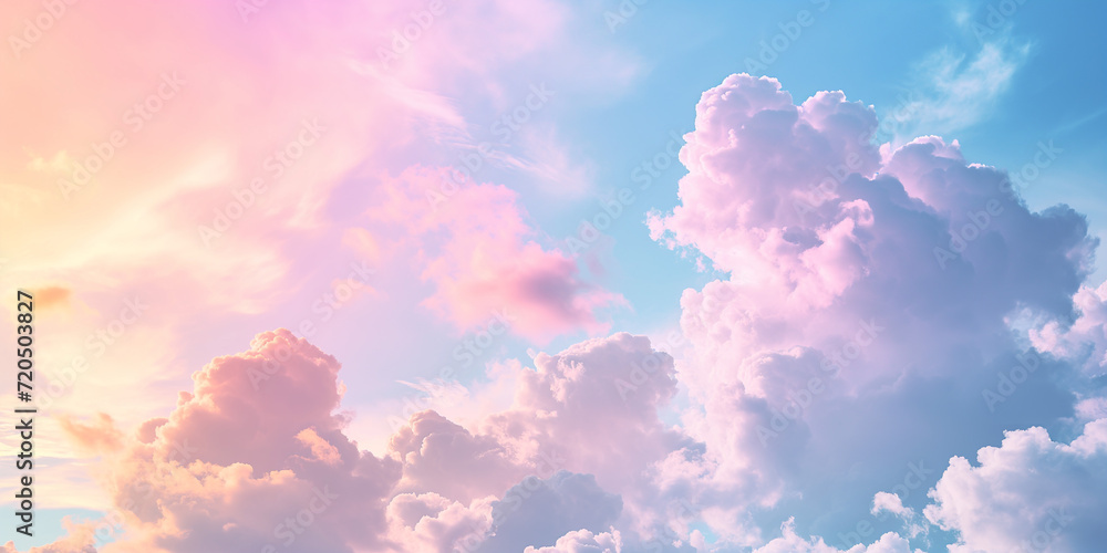 Colorful pastel cloud background Colorful pastel cloud background