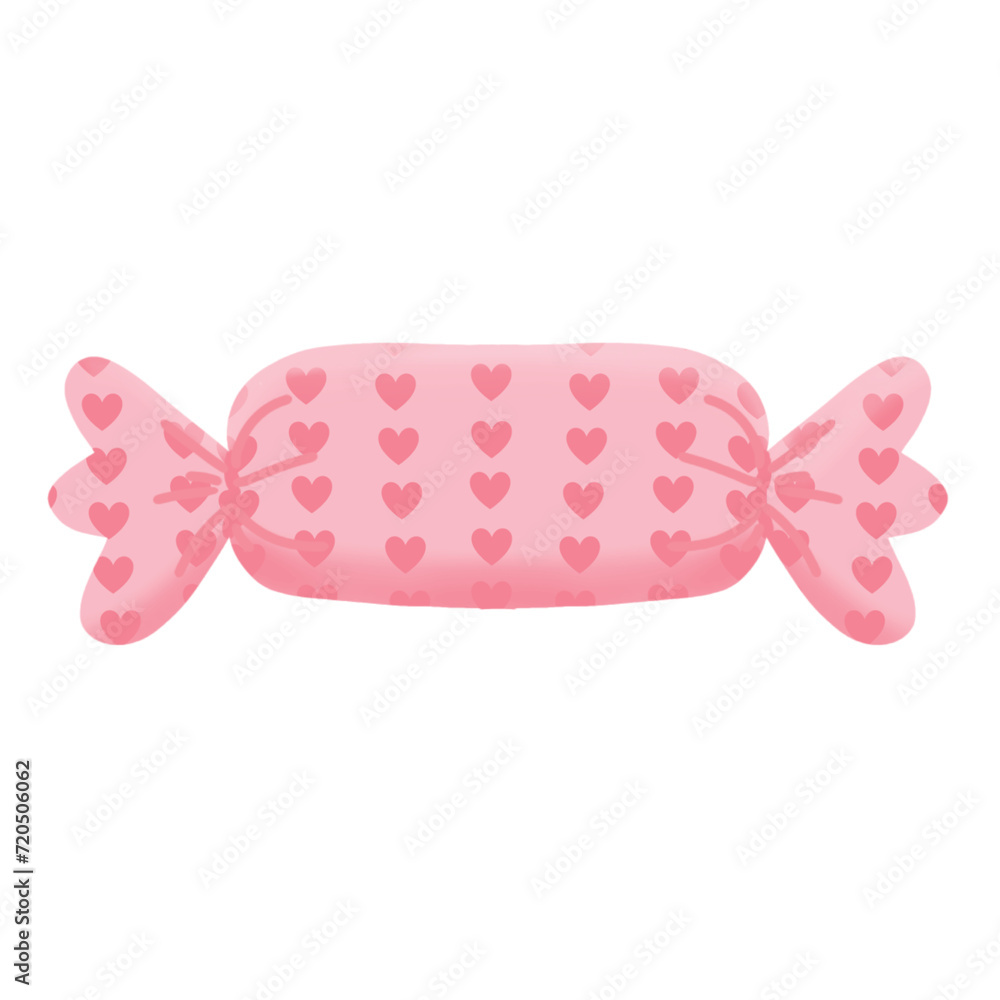 Pink Candy Illustration