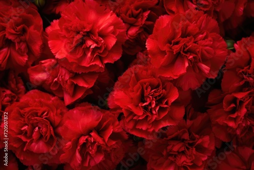 abstract background red carnations © Natalia