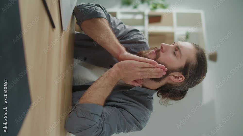 Vertical Video Sad Worried Young Woman Attractive Face Having Psychological Problem Feeling Anxiety Depression, Upset Frustrated Vertical Video Sad Worried Young Woman Attractive Face Having Psychological Problem Feeling Anxiety Depression, Upset Frustrated
