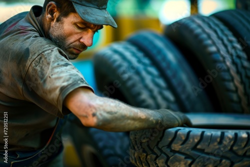 Skilled Technician Swaps Tires To Ensure Smooth And Secure Journey © Anastasiia