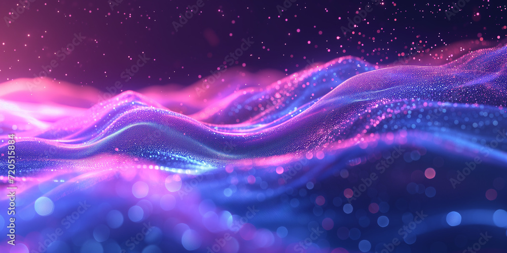 Violet sky background with light glow Violet sky background with light glow