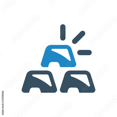 bullion icon vector illustration