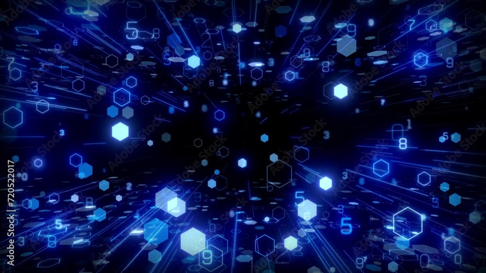 digital data stream matrix effect background video. digital data stream matrix effect background video.