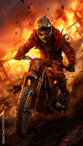 Motocross Extreme Fire © Harun