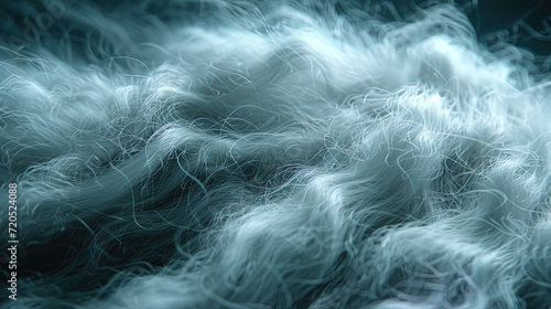 Vilest moher texture with long fibers, creating the effect of fluffiness and softne