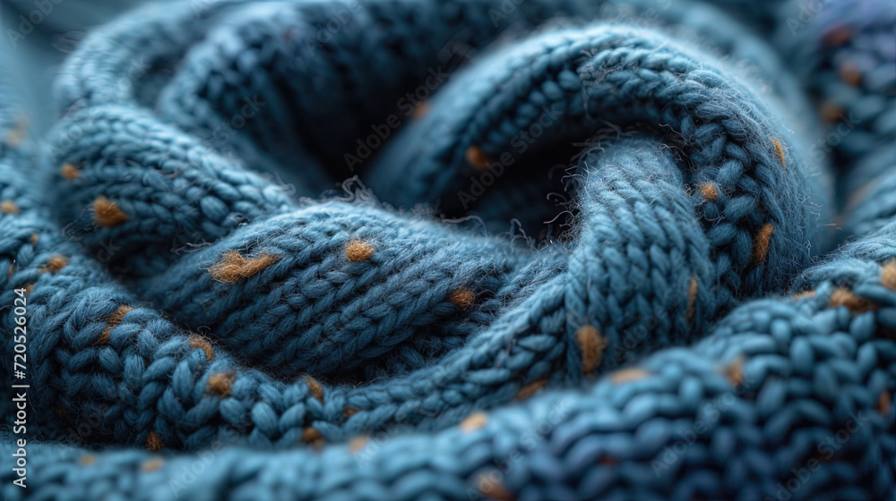 Woolen knitwear texture with a knitwear pattern, giving the coat lightness and elas Woolen knitwear texture with a knitwear pattern, giving the coat lightness and elas