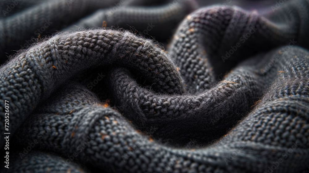 Fototapeta premium Woolen velor dense and soft texture with short fibers, providing the material with shine and smoo