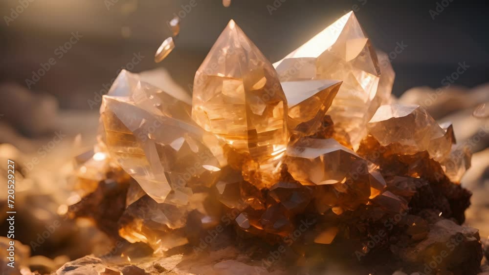 A misty morning in the smoky quartz mine, revealing the stunning clarity and hues of these crystals. A misty morning in the smoky quartz mine, revealing the stunning clarity and hues of these crystals.