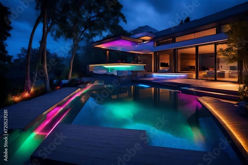 neon pool © Sana