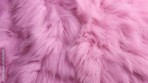 A close up of a pink fur textured blanket with a black background,, Pink Furry Blanket in Detailed Close-up on Dark Background"