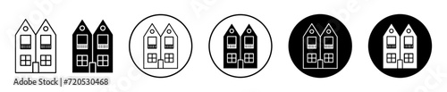 Duplex vector icon mark set symbol for web application