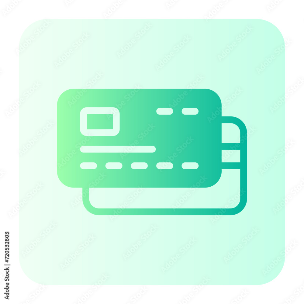 credit card gradient icon credit card gradient icon