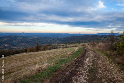 Picture of the mountain of Rajac in Serbia. Rajac is a mountain in western Serbia. The summit of the mountain lies at 848 metres. The mountain is touristically the best developed and most accessible i