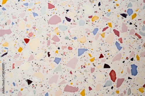 terrazzo texture, top view. natural mosaic floor, building material, background.