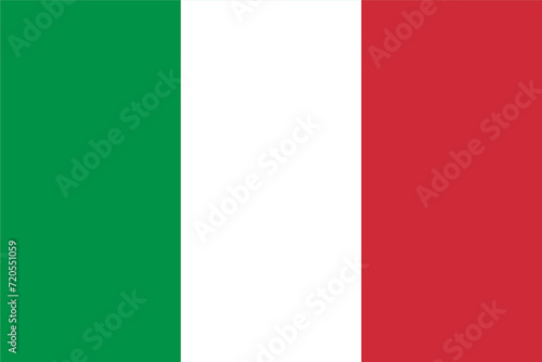 Flag of Italy, Italy Flag, National symbol of Italy country.