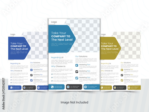 Business Flyer Corporate business flyer template design Creative modern flyer template brochure Business Leaflet Layout for Marketing Advertisement Promotion	