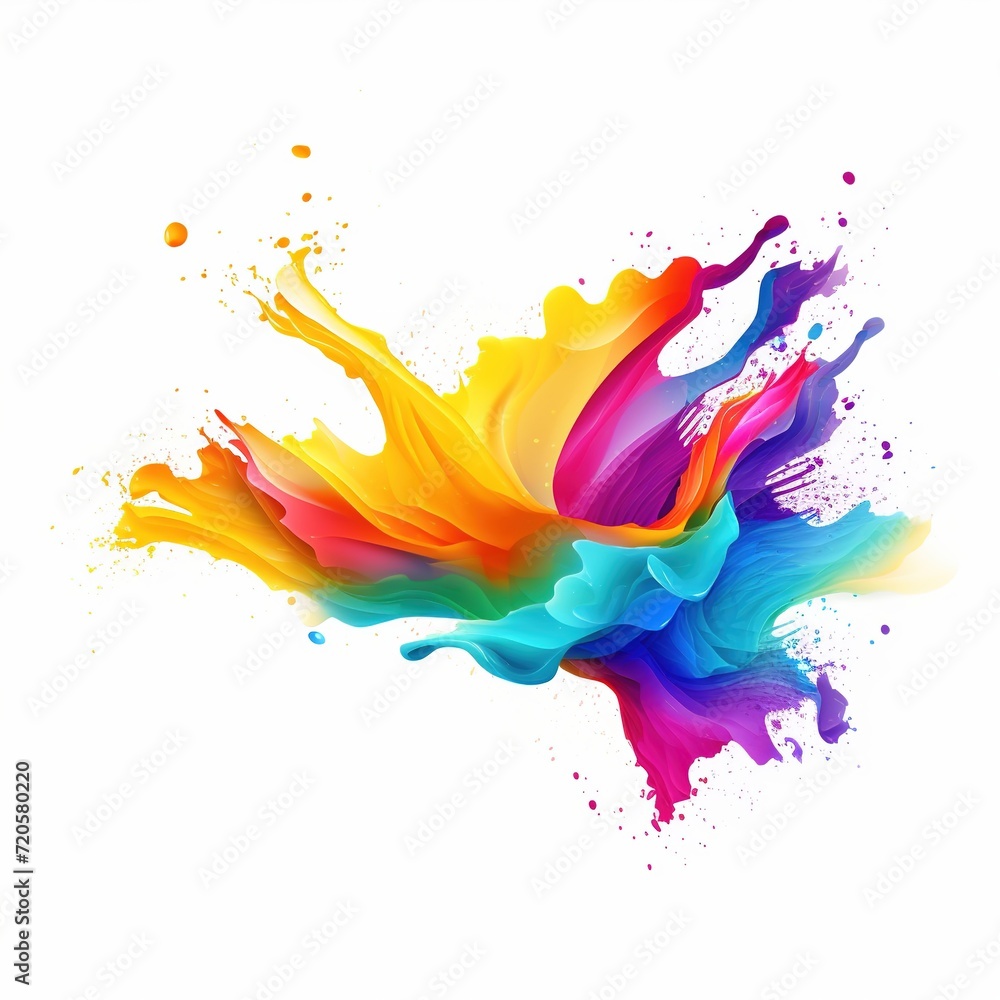Happy Holi Background for Festival of Colors celebration vector elements for card,greeting,poster design