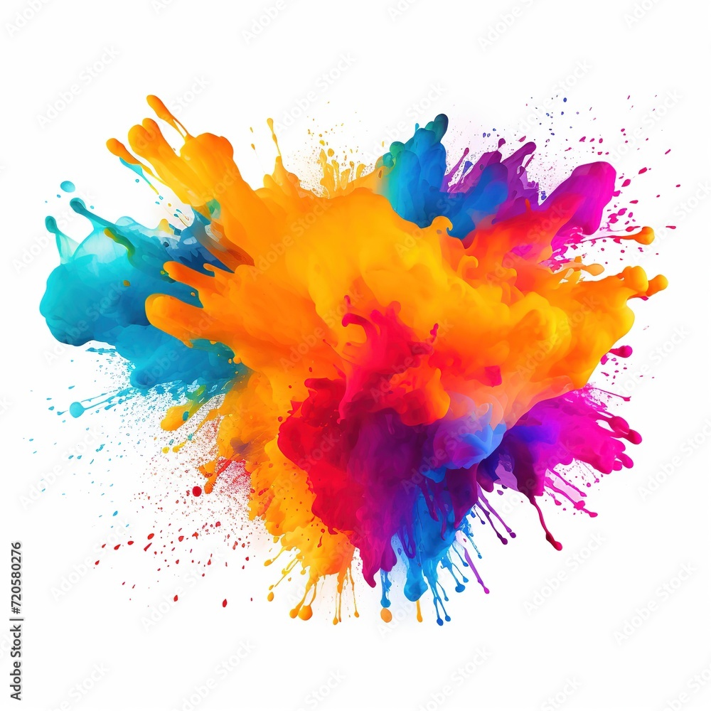 Happy Holi Background for Festival of Colors celebration vector elements for card,greeting,poster design
