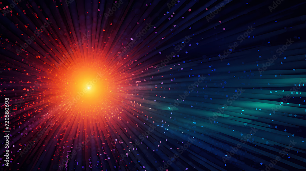 Fototapeta premium Abstract glitter lights background, blurred bokeh effect, holiday decoration background