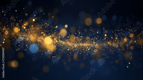 Abstract glitter lights background, blurred bokeh effect, holiday decoration background