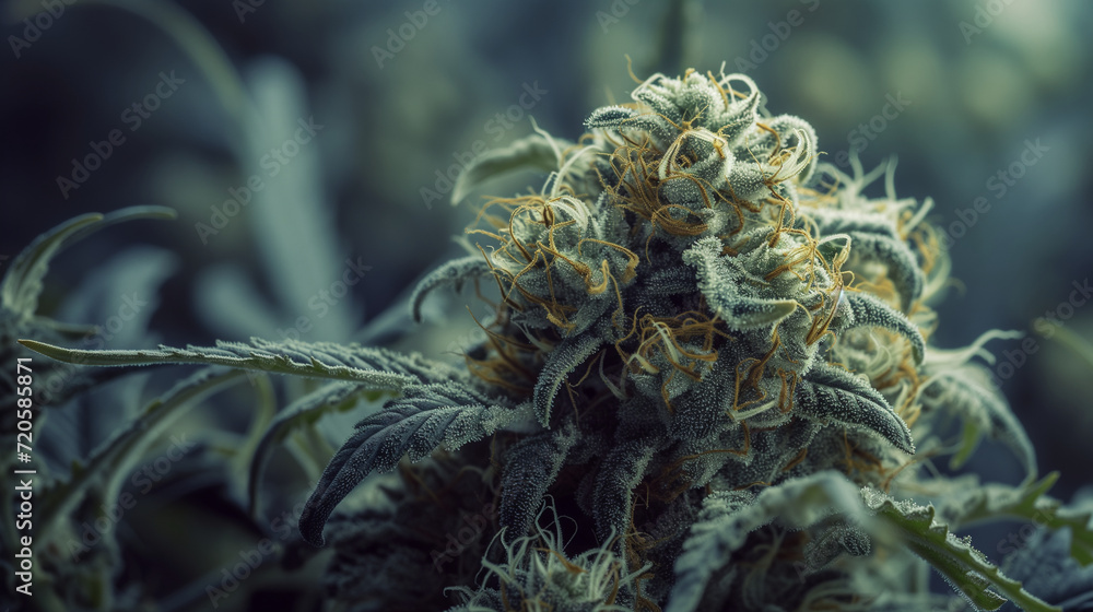 close-up shot of many marijuana leaves overlapping each other, creating a vibrant and lush green background close-up shot of many marijuana leaves overlapping each other, creating a vibrant and lush green background