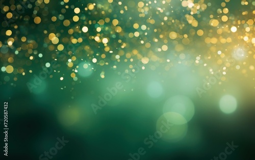 Green Bokeh Background with Soft Blur