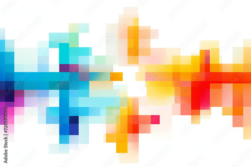 Fototapeta premium Colorful and digital interesting background material, Generative AI