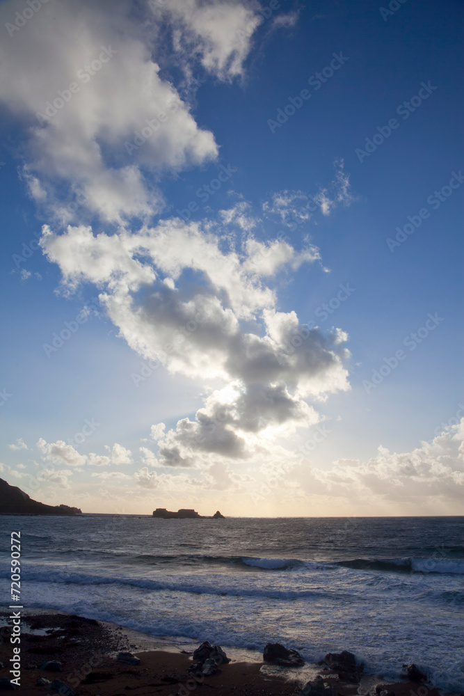 Sunset at Clonque Bay, Alderney, Channel Islands