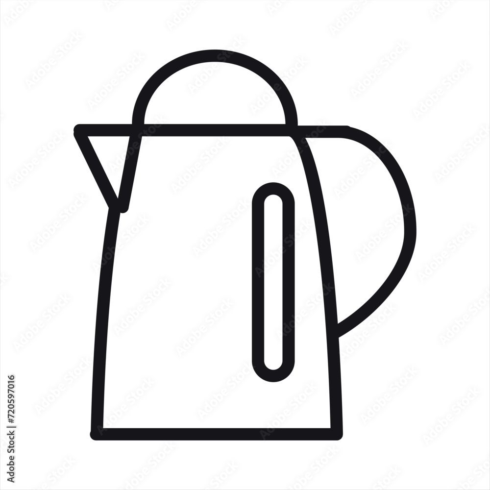 Kettle icon isolated on white background. Teapot symbol modern, simple, vector, icon for website design, mobile app, ui. Vector Illustration Kettle icon isolated on white background. Teapot symbol modern, simple, vector, icon for website design, mobile app, ui. Vector Illustration