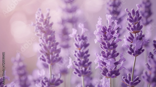 A pale lavender background creating a sense of elegance and tranquility perfect for beauty and wellness themes.