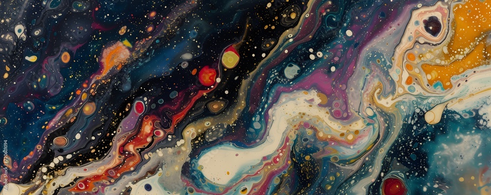 Cosmic Fusion Abstract Artwork Cosmic Fusion Abstract Artwork