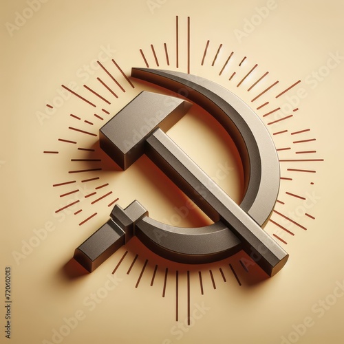 The Hammer and Sickle: Symbol of Proletarian Solidarity photo