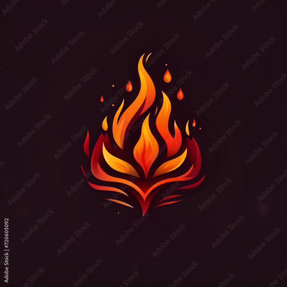fire logo design illustration fire logo design illustration