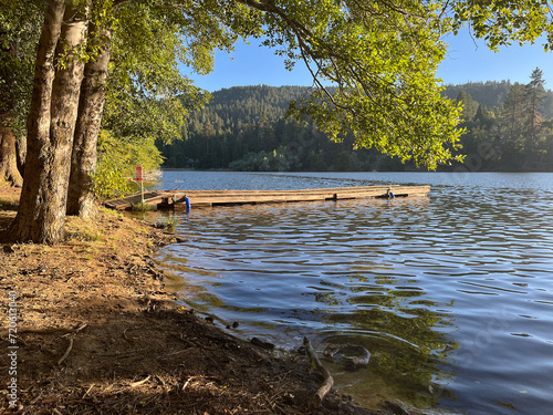Lake Gregory view with dock