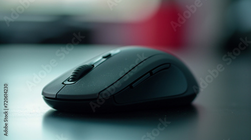 Wireless computer mouse on the table