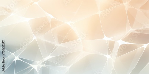 Abstract ivory background with connection and network concept, cyber blockchain